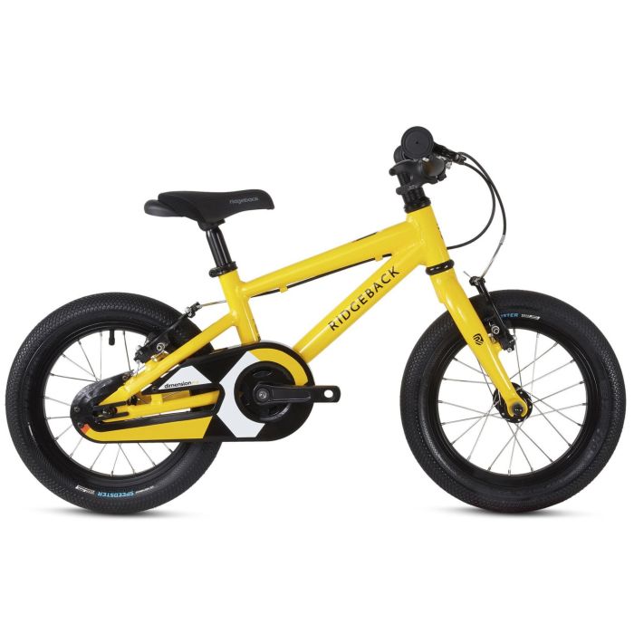 Tweeks Cycles "Ridgeback Dimension 14" Kids Bike" - Yellow | Clearance section. 365 day returns, 0% finance & FREE delivery over £50