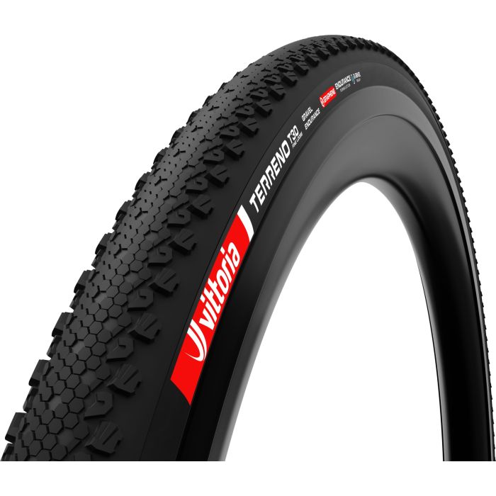 Tweeks Cycles Vittoria Terreno T30 Fine Loose G2.0 TLR Gravel Endurance Tyre - Black700 x 37Folding | Clearance section. 365 day returns, 0% finance & FREE delivery over £50