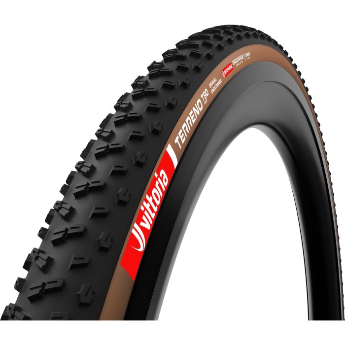Tweeks Cycles Vittoria Terreno T90 Mud G2.0 TLR Gravel Endurance Tyre - Tan700 x 40 | Clearance section. 365 day returns, 0% finance & FREE delivery over £50