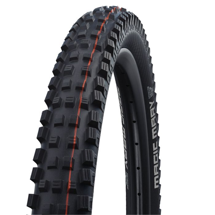 Tweeks Cycles Schwalbe Magic Mary Tyre - 27.5 InchBlackSuper Trail - Addix Soft - Folding Bead2.6 Inch | Clearance section. 365 day returns, 0% finance & FREE delivery over £50