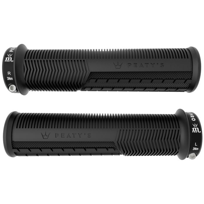 Tweeks Cycles Peaty's Monarch Pro Mushroom Grips - Black, Thin | Clearance section. 365 day returns, 0% finance & FREE delivery over £50