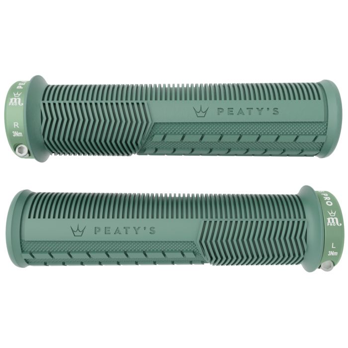 Tweeks Cycles Peaty's Monarch Pro Mushroom Grips - Mint, Thick | Clearance section. 365 day returns, 0% finance & FREE delivery over £50