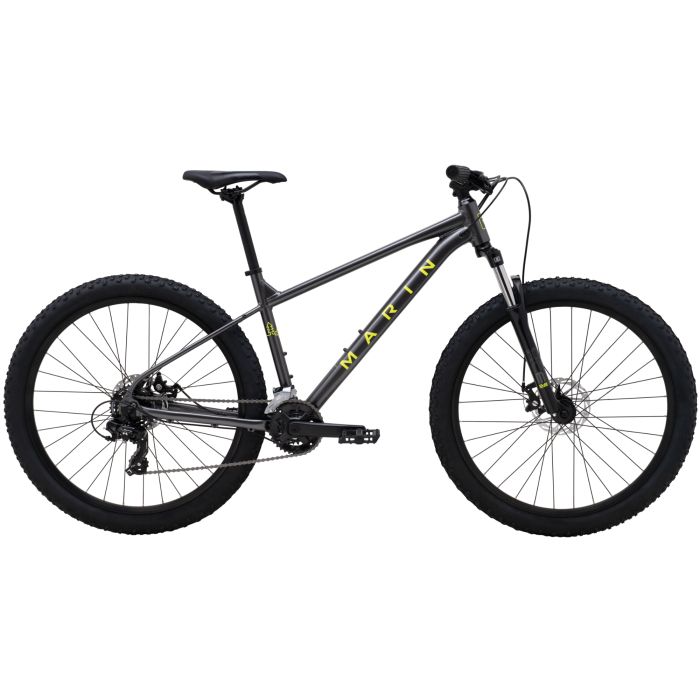 Tweeks Cycles Marin Bikes Marin Bolinas Ridge 1 Hardtail Mountain Bike - 2026 - Charcoal / Yellow, M, 29 Inch | Clearance section. 365 day returns, 0% finance & FREE delivery over £50