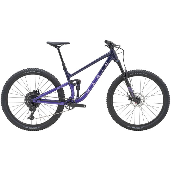 Tweeks Cycles Marin Bikes Marin Rift Zone 1 Full Suspension Mountain Bike - 2026 - Dark Purple, M, 27.5 Inch | Clearance section. 365 day returns, 0% finance & FREE delivery over £50