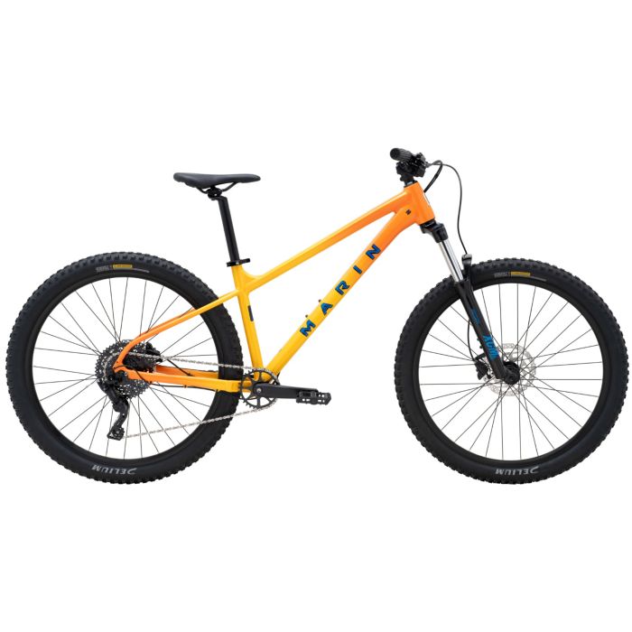 Tweeks Cycles Marin Bikes Marin San Quentin 1 Hardtail Mountain Bike - 2026 - Yellow Fade, S, 29 Inch | Clearance section. 365 day returns, 0% finance & FREE delivery over £50
