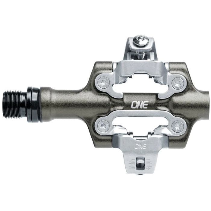 Tweeks Cycles OneUp Components XC Clip Pedals - Grey | Clearance section. 365 day returns, 0% finance & FREE delivery over £50