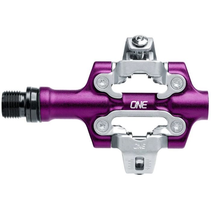 Tweeks Cycles OneUp Components XC Clip Pedals - Purple | Clearance section. 365 day returns, 0% finance & FREE delivery over £50
