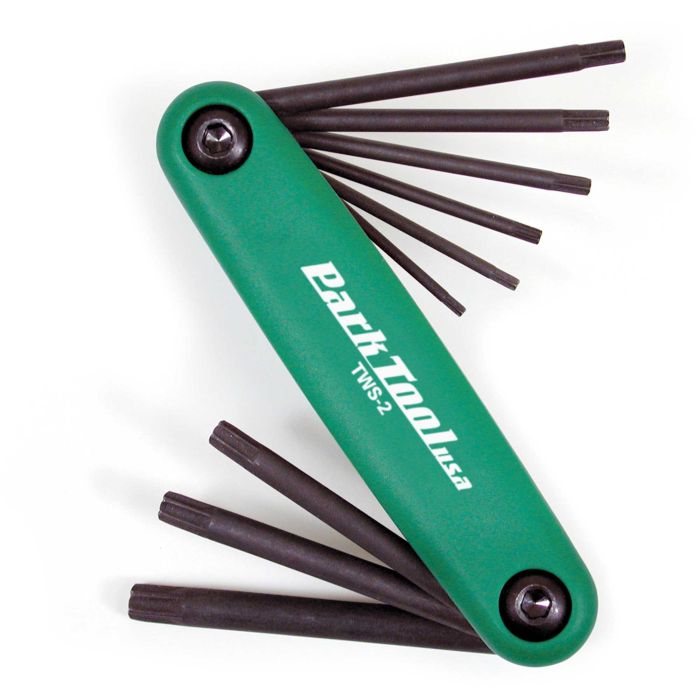 Tweeks Cycles Park Tool TWS2C - Fold Up Torx Wrench Set - T7 To T40 | Clearance section. 365 day returns, 0% finance & FREE delivery over £50