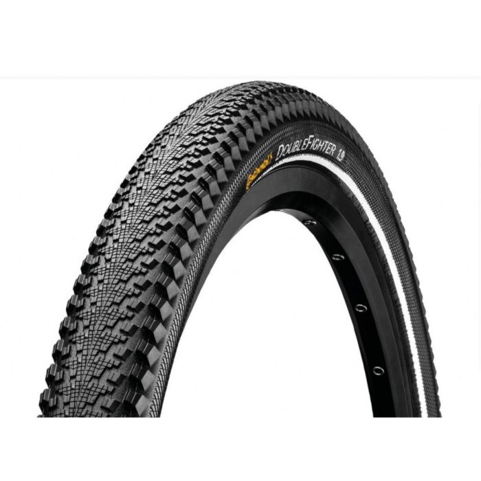 Tweeks Cycles Continental Double Fighter III Reflex Tyre - 27.5 InchWire2.0 Inch | Clearance section. 365 day returns, 0% finance & FREE delivery over £50