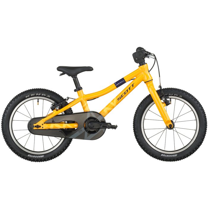 Tweeks Cycles "Scott Contrail 160 16" Kids Bike" - Mimosa Yellow | Clearance section. 365 day returns, 0% finance & FREE delivery over £50