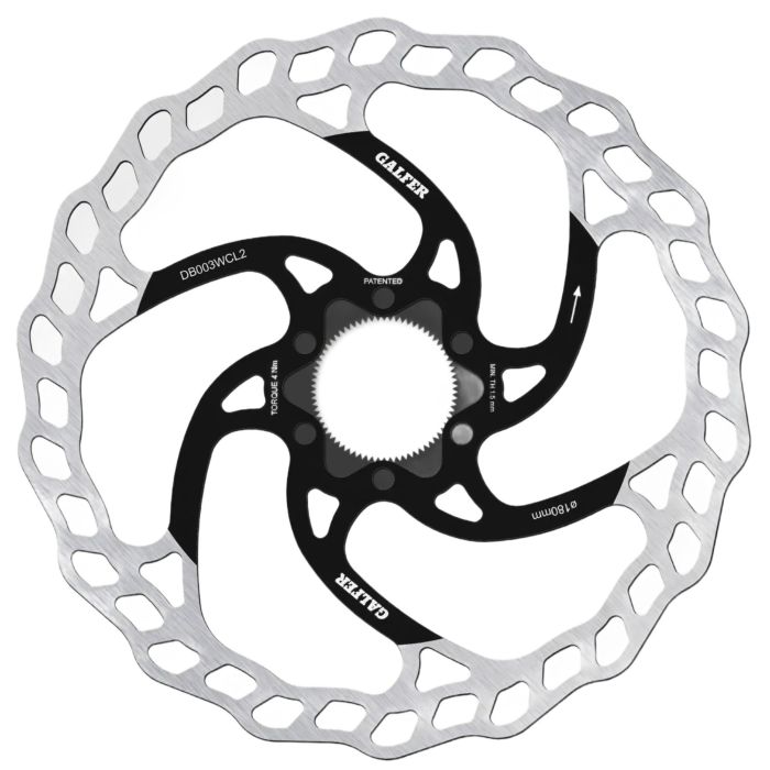 Tweeks Cycles Galfer Wave Centrelock Disc Rotor - 180mm x 2.0mm | Clearance section. 365 day returns, 0% finance & FREE delivery over £50