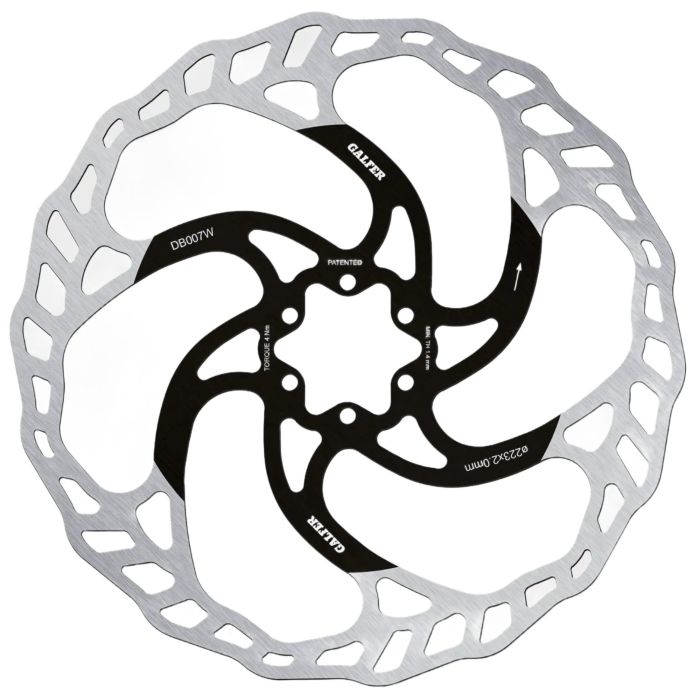 Tweeks Cycles Galfer Wave 6-Bolt Disc Rotor - 223mm x 2.0mm | Clearance section. 365 day returns, 0% finance & FREE delivery over £50