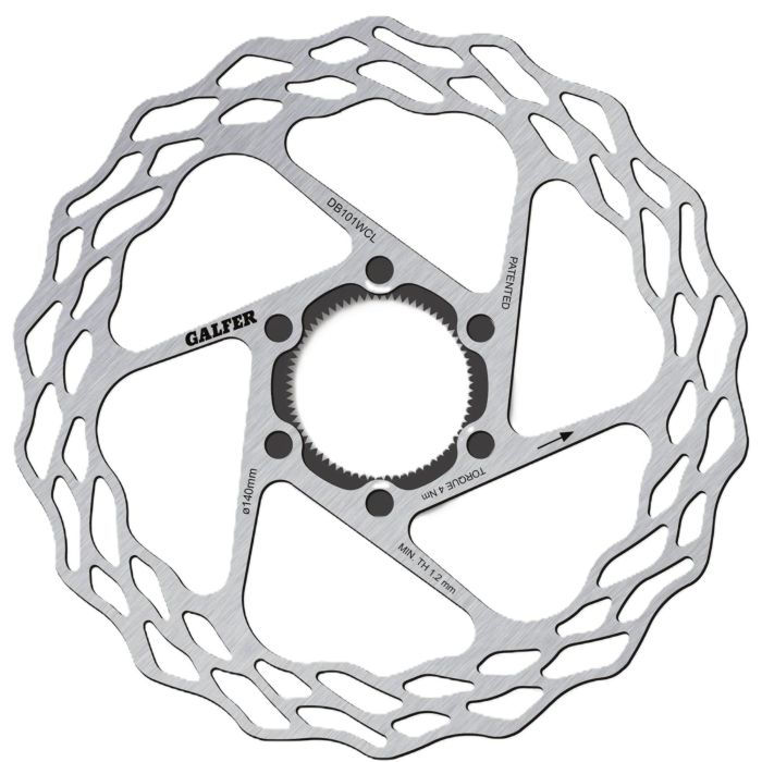 Tweeks Cycles Galfer Wave Road Centrelock Disc Rotor - 140mm x 1.8mm | Clearance section. 365 day returns, 0% finance & FREE delivery over £50