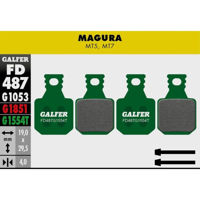 Tweeks Cycles Galfer Pro Bike Disc Brake Pad - Magura MT5 and MT7 | Clearance section. 365 day returns, 0% finance & FREE delivery over £50