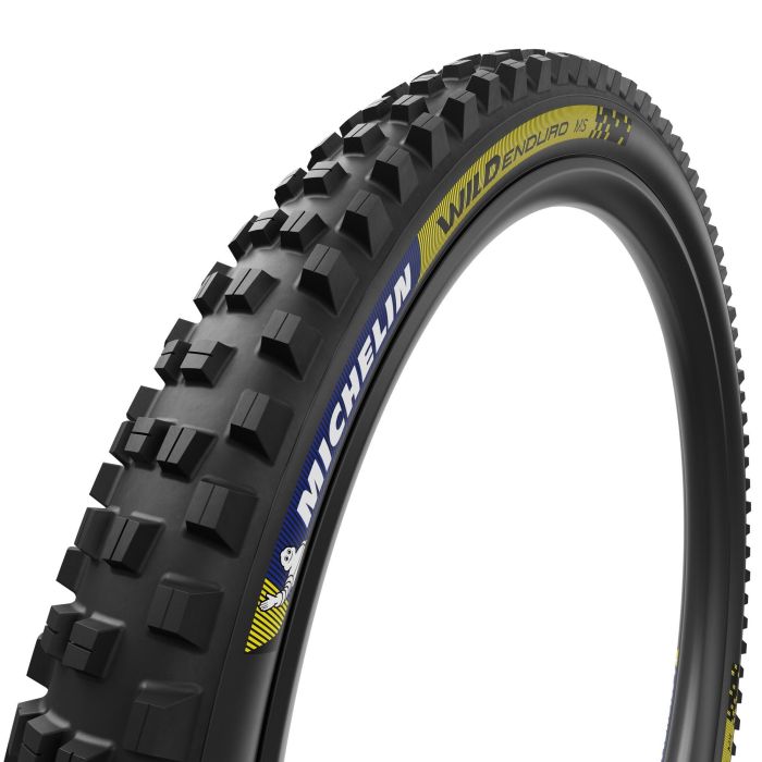 Tweeks Cycles MICHELIN Michelin Wild Enduro MS Racing Line Tyre - Blue / Yellow2.4 Inch27.5 Inch | Clearance section. 365 day returns, 0% finance & FREE delivery over £50