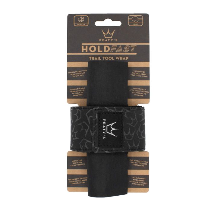 Peaty's HoldFast Trail Tool Wrap - Nightrider Black