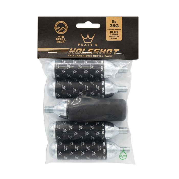 Tweeks Cycles Peaty's Holeshot CO2 Cartridge Refill Pack - MTB | Clearance section. 365 day returns, 0% finance & FREE delivery over £50
