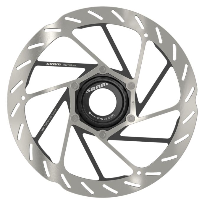 Tweeks Cycles SRAM HS2 Centre Lock Rotor - 180mm | Clearance section. 365 day returns, 0% finance & FREE delivery over £50