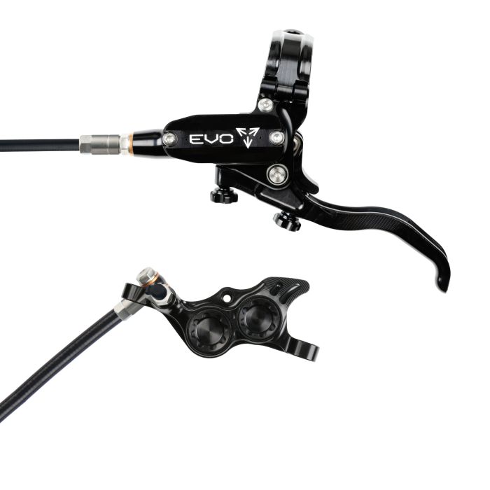 Tweeks Cycles Hope Tech 4 EVO TR4 Hydraulic Disc Brake - Black / BlackRear Left HandStandard | Clearance section. 365 day returns, 0% finance & FREE delivery over £50