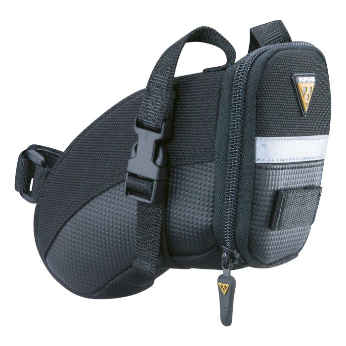 Tweeks Cycles TOPEAK Topeak Aero Wedge Saddle Bag - Small, Straps | Clearance section. 365 day returns, 0% finance & FREE delivery over £50