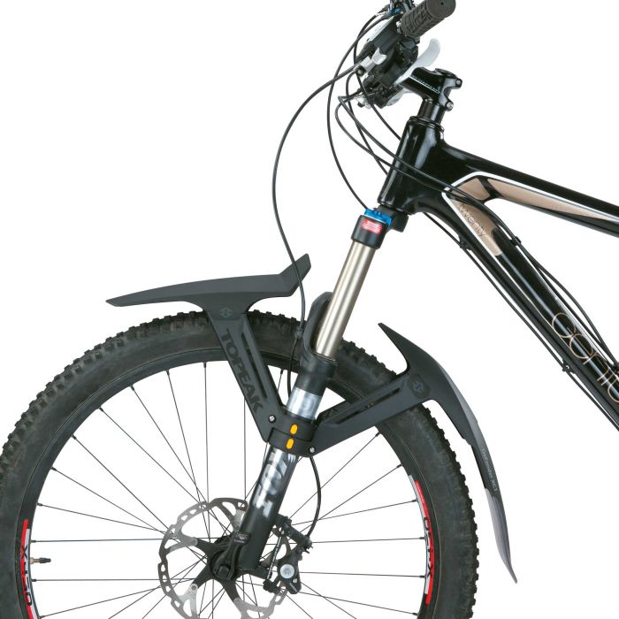 Tweeks Cycles TOPEAK Topeak Defender XC1 Front Mudguard - Black | Clearance section. 365 day returns, 0% finance & FREE delivery over £50