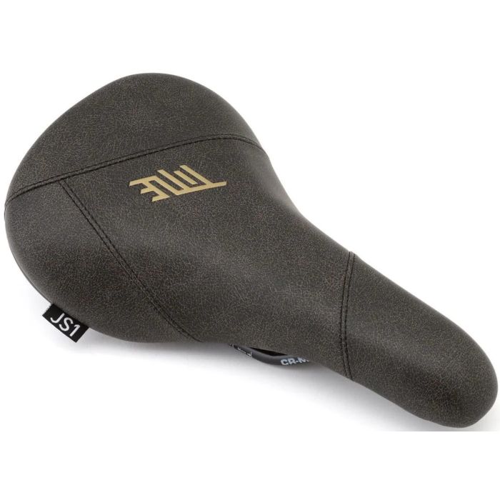 Tweeks Cycles Title MTB JS1 Saddle - Black/Gold Crackle | Clearance section. 365 day returns, 0% finance & FREE delivery over £50