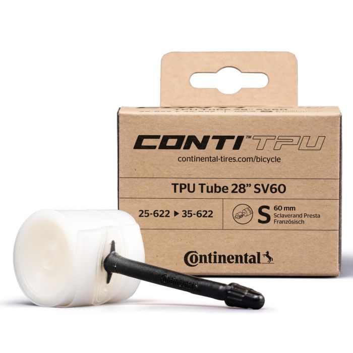 Tweeks Cycles Continental TPU Presta Inner Tube - 700c x 25-35c60mm | Clearance section. 365 day returns, 0% finance & FREE delivery over £50