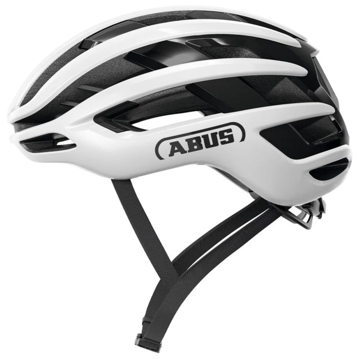 Tweeks Cycles Abus ABUS Airbreaker 2.0 Road Helmet - Shiny White, S (51-55cm) | Clearance section. 365 day returns, 0% finance & FREE delivery over £50