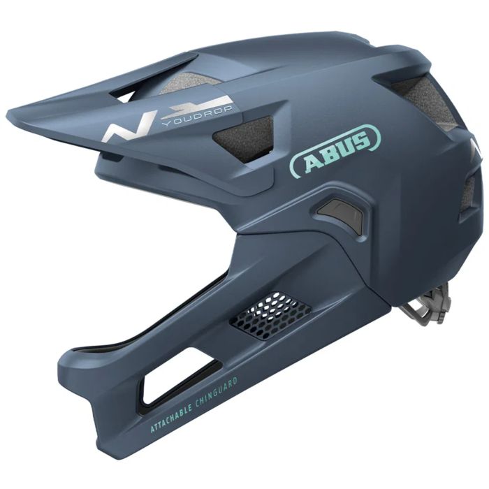 Tweeks Cycles Abus ABUS Youdrop Full Face Kids Helmet - Midnight Blue | Clearance section. 365 day returns, 0% finance & FREE delivery over £50