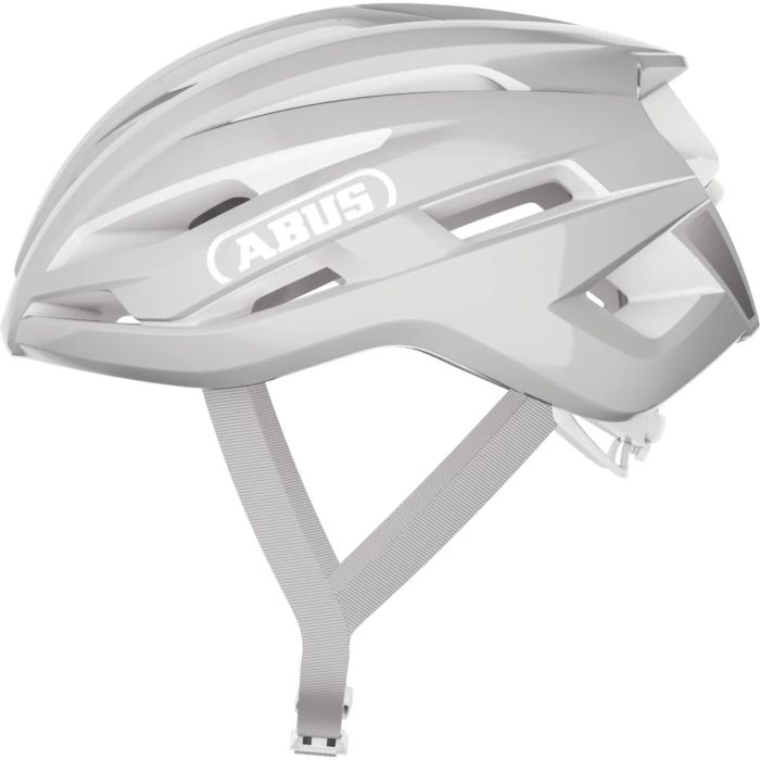 Tweeks Cycles Abus ABUS Stormchaser ACE Helmet - Pure Grey, M (54-58cm) | Clearance section. 365 day returns, 0% finance & FREE delivery over £50