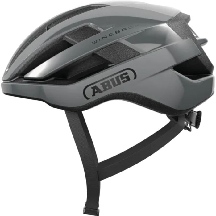 Tweeks Cycles Abus ABUS Wingback Helmet - Race Grey, M (54-58cm) | Clearance section. 365 day returns, 0% finance & FREE delivery over £50