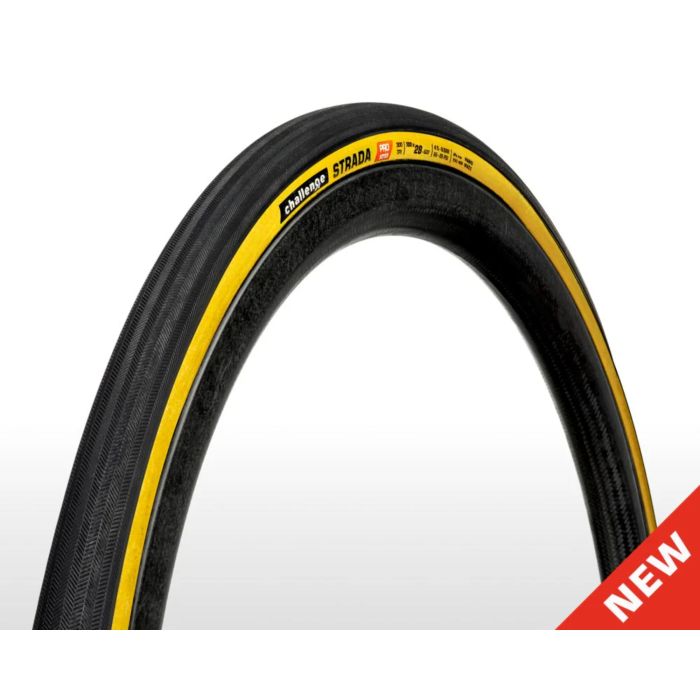 Tweeks Cycles Challenge Strada Pro Handmade Clincher Tyre - Tan700 x 28 | Clearance section. 365 day returns, 0% finance & FREE delivery over £50