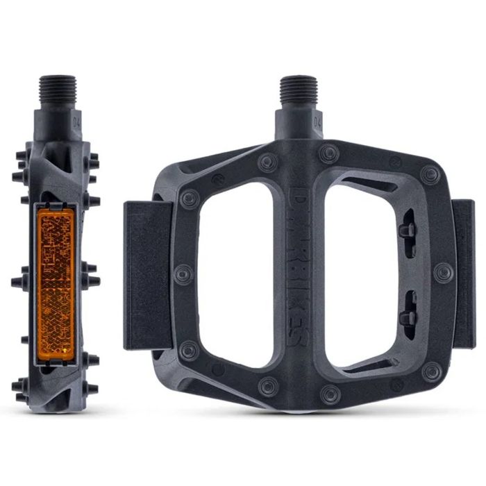Tweeks Cycles DMR V6 Pedals - Black with Reflector | Clearance section. 365 day returns, 0% finance & FREE delivery over £50
