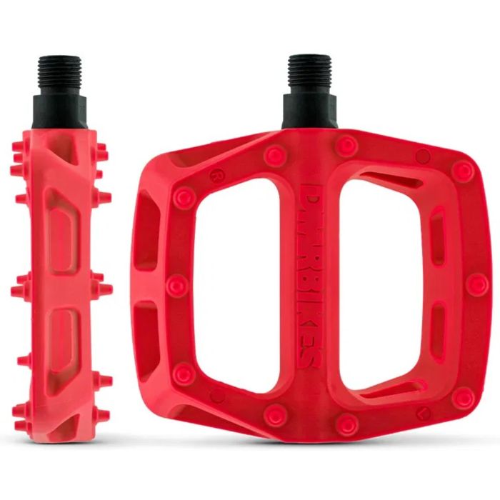 Tweeks Cycles DMR V6 Pedals - Red | Clearance section. 365 day returns, 0% finance & FREE delivery over £50