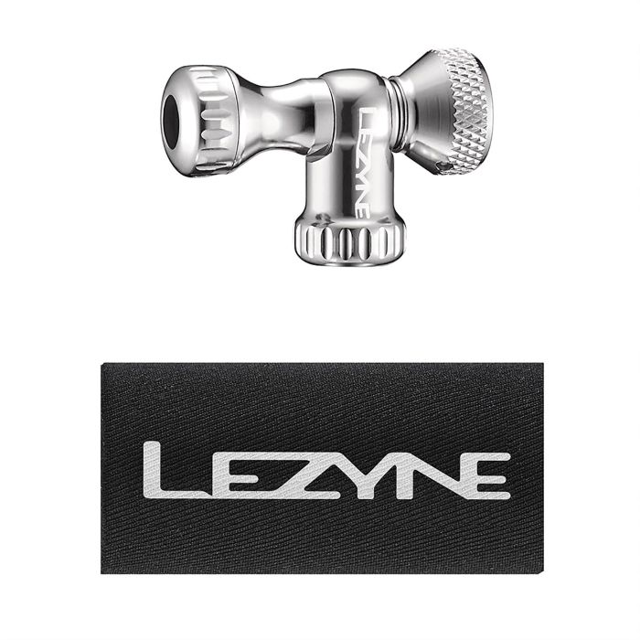 Tweeks Cycles LEZYNE Lezyne Control Drive CO2 Inflator - Silver | Clearance section. 365 day returns, 0% finance & FREE delivery over £50