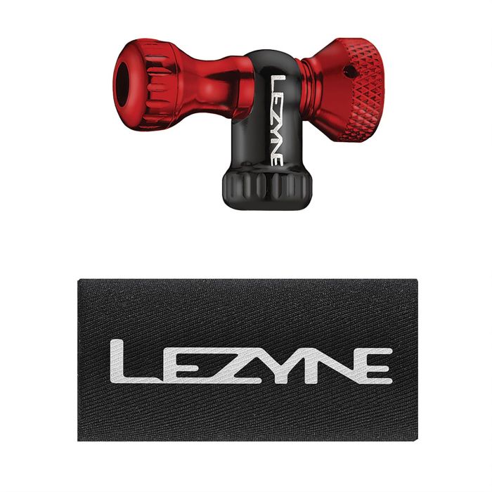 Tweeks Cycles LEZYNE Lezyne Control Drive CO2 Inflator - Red | Clearance section. 365 day returns, 0% finance & FREE delivery over £50
