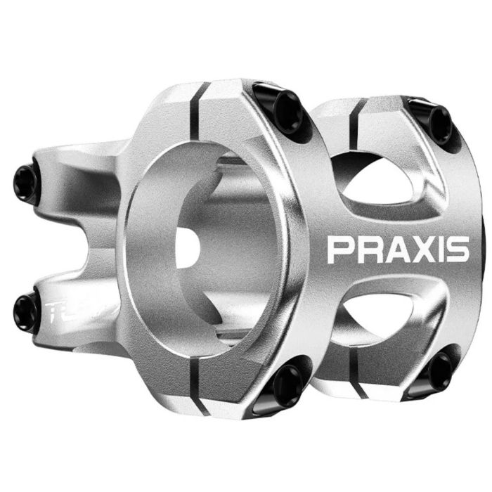 Tweeks Cycles Praxis Works Turn Stem - Silver, 35mm, 32mm | Clearance section. 365 day returns, 0% finance & FREE delivery over £50