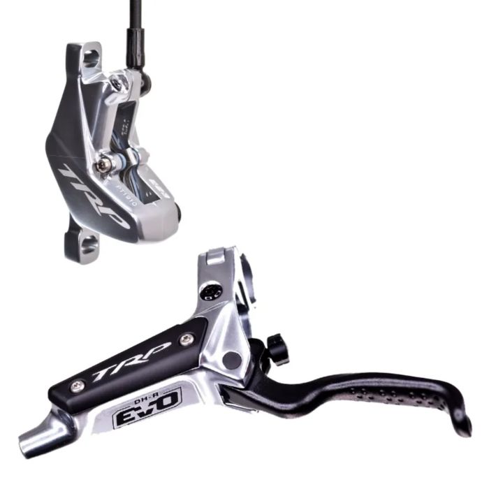 Tweeks Cycles TRP DH-R EVO Hydraulic Disc Brake - Left HandGrey | Clearance section. 365 day returns, 0% finance & FREE delivery over £50