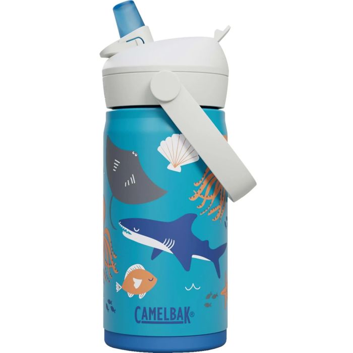 Tweeks Cycles Camelbak Thrive Flip Straw Kids 355ml Insulated Stainless Steel Bottle - Ocean Life | Clearance section. 365 day returns, 0% finance & FREE delivery over £50