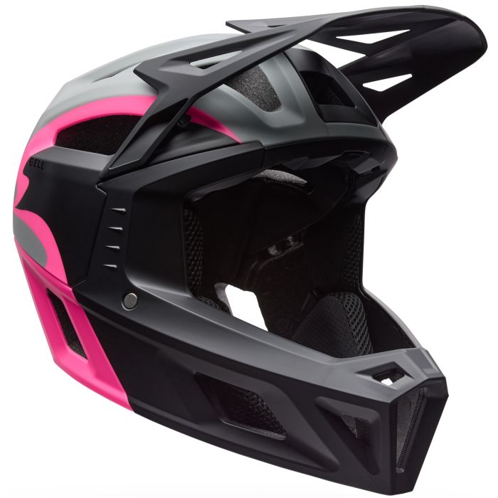 Tweeks Cycles Bell Full-Air MIPS Full Face Helmet - Grey / Pink, M (55-57cm) | Clearance section. 365 day returns, 0% finance & FREE delivery over £50
