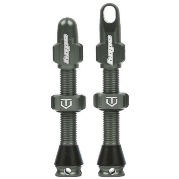 Tweeks Cycles Hope Tubeless Valve - Pair - Smoke, 40mm | Clearance section. 365 day returns, 0% finance & FREE delivery over £50