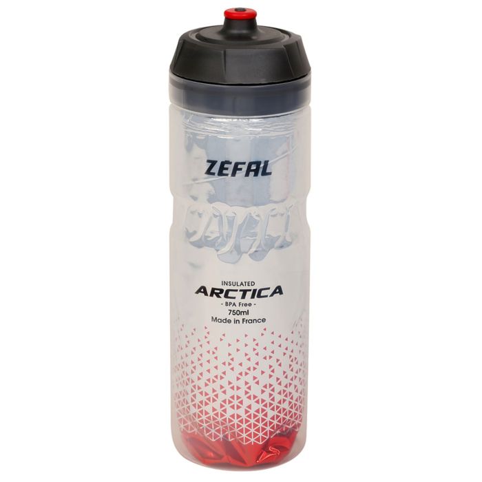 Tweeks Cycles Zefal Arctica 75 750ml Bottle - Silver / Red | Clearance section. 365 day returns, 0% finance & FREE delivery over £50