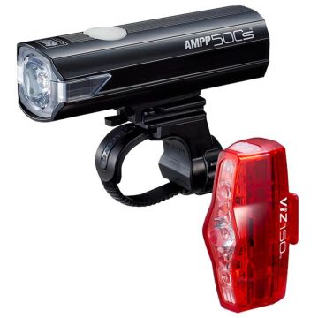 Cateye AMPP 500S & VIZ 150 USB-C Light Set