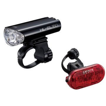 Cateye EL-160 / Omni 5 Bike Light Set