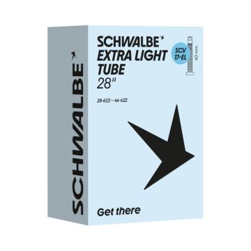 Schwalbe SCV17 700c Clik Valve Extra Light Inner Tube