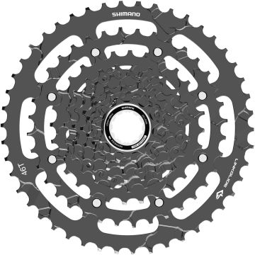 Shimano CS-LG400-9 CUES Link Glide 9-Speed Cassette