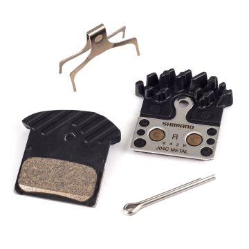 Shimano J04C Ice Tech Metal Disc Brake Pads - With Cooling Fins