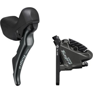 Shimano Tiagra 4725 10-Speed STI Shift Levers & Hydraulic Disc Calipers