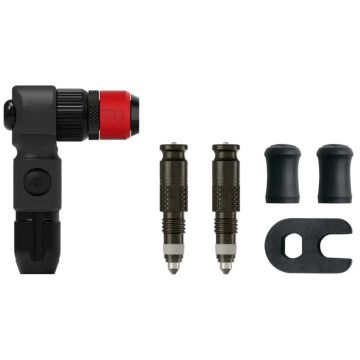 Lezyne ABS Pro Schwalbe Clik Chuck with Valve Cores