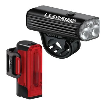 Lezyne Macro Drive 1400+ & Strip Drive Pro 400+ Light Set